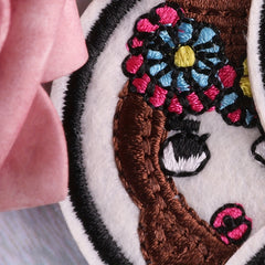 3pcs Embroidery Stroke Beauty Patches For Girls DIY Ironing
