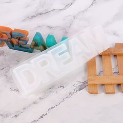 Crystal Epoxy Mold DREAM Table Decoration Jewelry Silicone Mold