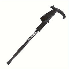 4-Section T Handle Hiking Pole Outdoor Travel Walking Stick Trekking Pole