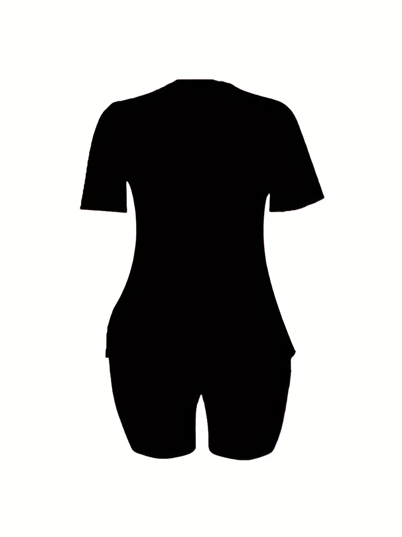 Figure Print Tee & Shorts Set