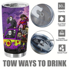 20oz Halloween Stainless Steel Tumbler - Double Wall Vacuum Insulated Travel Mug
