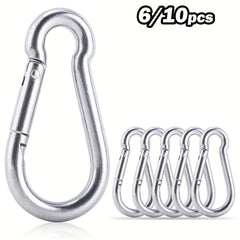 10pcs Durable Carabiner Heavy Duty Metal Buckles For Camping