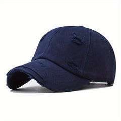 Solid Retro Dad Hat Baseball Cap Men's And Women's All Match Sports Cap