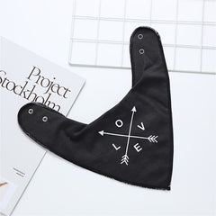 5pcs Cotton Absorbent Baby Triangle Towels Feeding Bibs