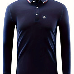 Men's Golf Shirt Tank Pattern Print Short Sleeve Tennis Shirt