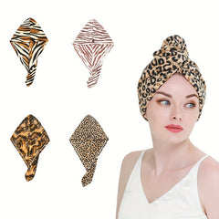 Women's Hair Towel Cap Quick Drying Absorbent Hair Wrap Soft Bathroom Supplies