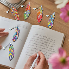 DIY Diamond Art Bookmarks Set with Tassels