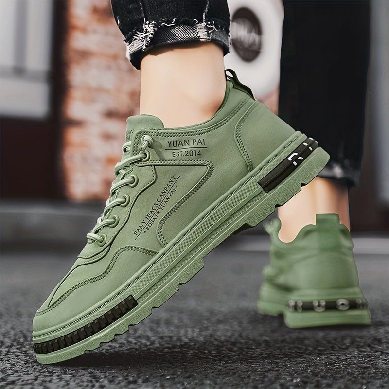 Men's Casual Skate Shoes Lace up Walking Sneakers