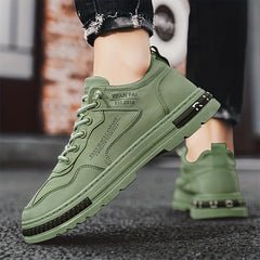 Men's Casual Skate Shoes Lace up Walking Sneakers