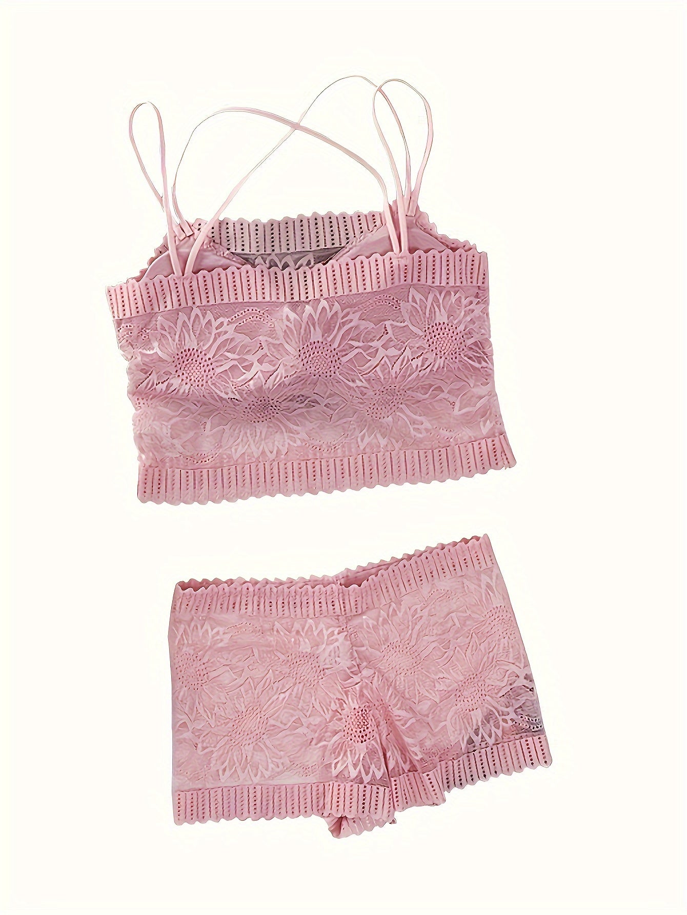 Girls Lace 2pcs Set Wireless Hot Underwear For 14 20 Y