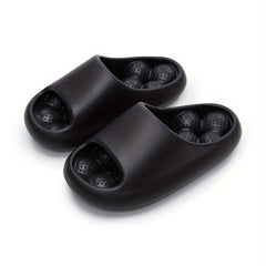 Men's Open Toe Platform Slides Comfortable Slippers