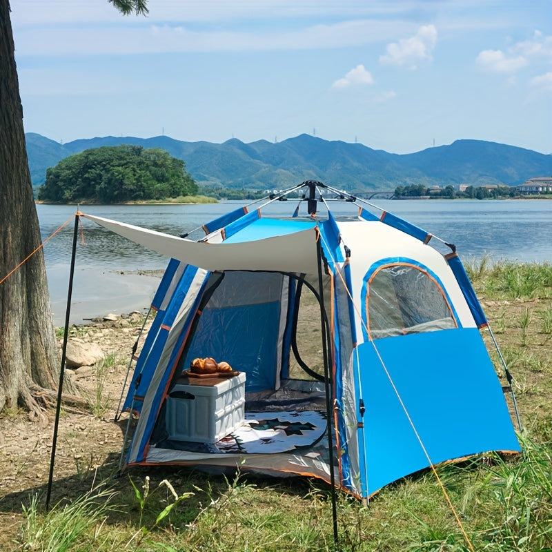 Portable Hexagonal Tent Quick Opening Durable Tent For Outdoor Camping