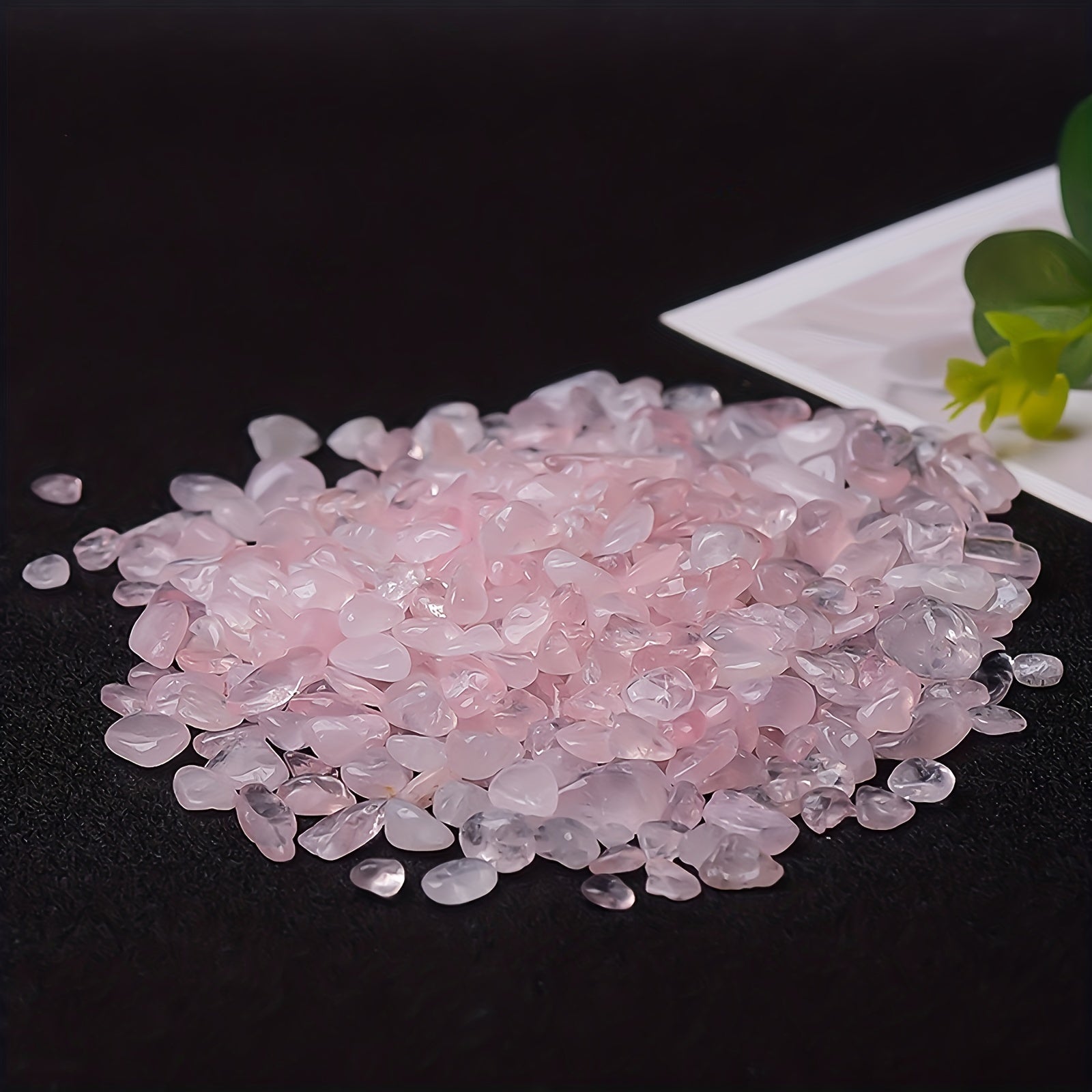 Rose Quartz Crystal Tumbled Stones for DIY Aromatherapy & Healing