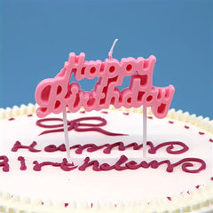 Happy Birthday Candle Smokeless Candle For Birthday Party Supplies