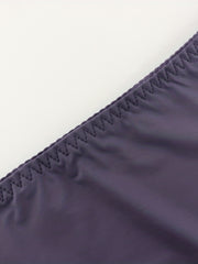 3 Pack Plus Size Sexy Panties Set Ultra Thin Soft High Rise Lace Trim Briefs