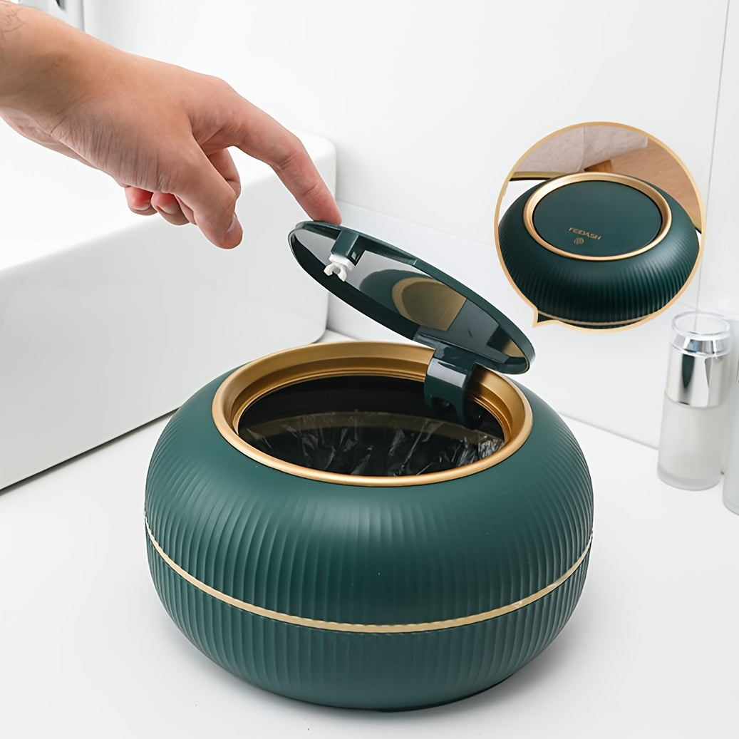 3L 9 5L Striped Trash Can for Living Room Office