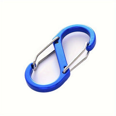 4pcs Outdoor S Aluminum Carabiners for Camping Hiking