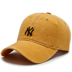 Vintage Embroidered Football Baseball Cap Unisex Denim Hat