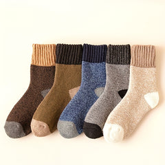 Men's Warm Casual Plus Velvet Mid-calf Socks