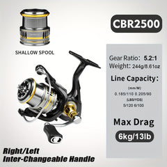 PROBEROS 1500-3500 Spinning Reel 5.2:1 5+1BB