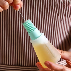 Flat Bottom Silicone Grill Bottle Brush for BBQ Cooking Baking