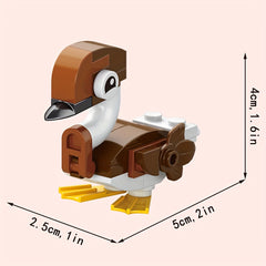 10pcs Mini Farm Animals Building Blocks Toys Birthday