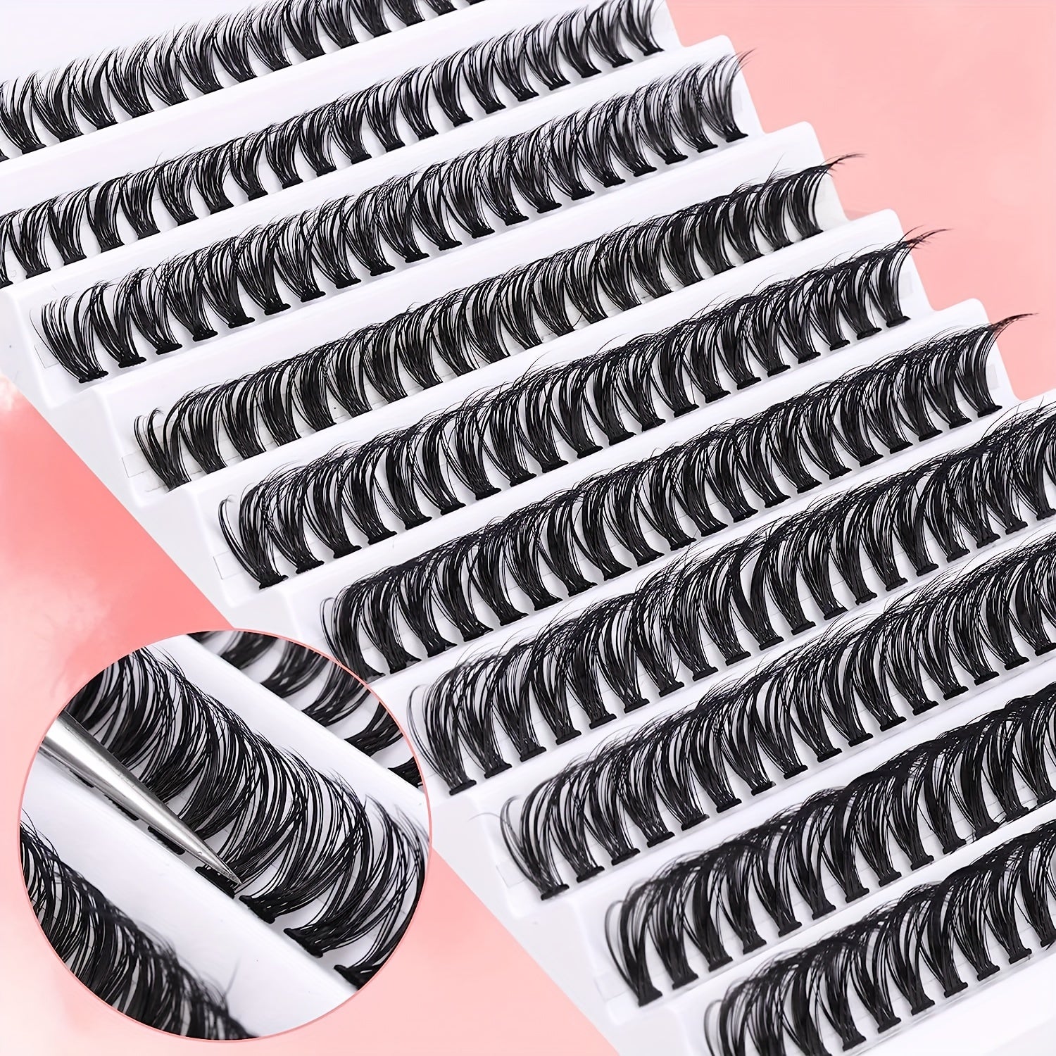 200pcs DIY Lash Extension Kit for Professional Looking Lashes