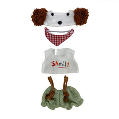 LABUBU Doll Clothes Set for 16-17cm Dolls - Graduation Season & Christmas Couple