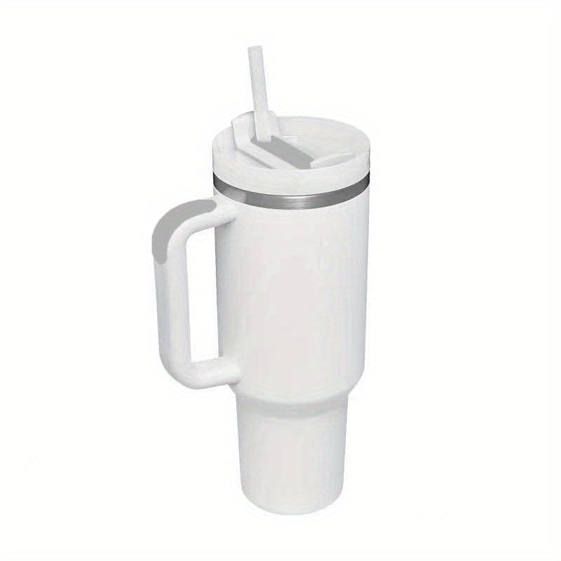 40oz Stainless Steel Water Bottle Insulated with Handle & Straw Lid