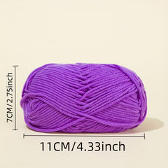 Combed Milk Cotton 4 Strands Medium Thick DIY Doll Wool