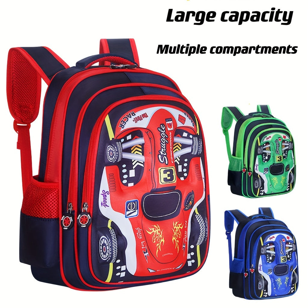 Boys' Children's Backpack Spine Protection Schoolbag