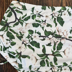 Floral Print Drawstring Plus Bikini Bottoms