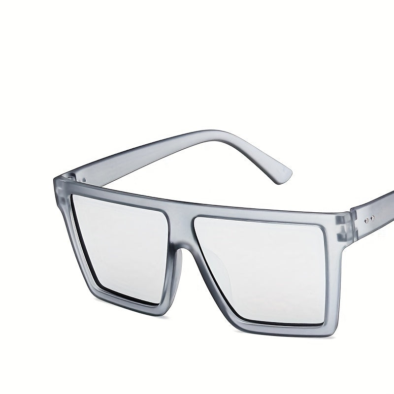 Oversized Square Frame Sunglasses Beach UV400