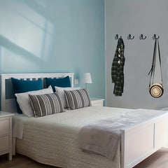 Heavy Duty Metal Double Hooks for Hanging Robes Towels Keys Jackets Hats