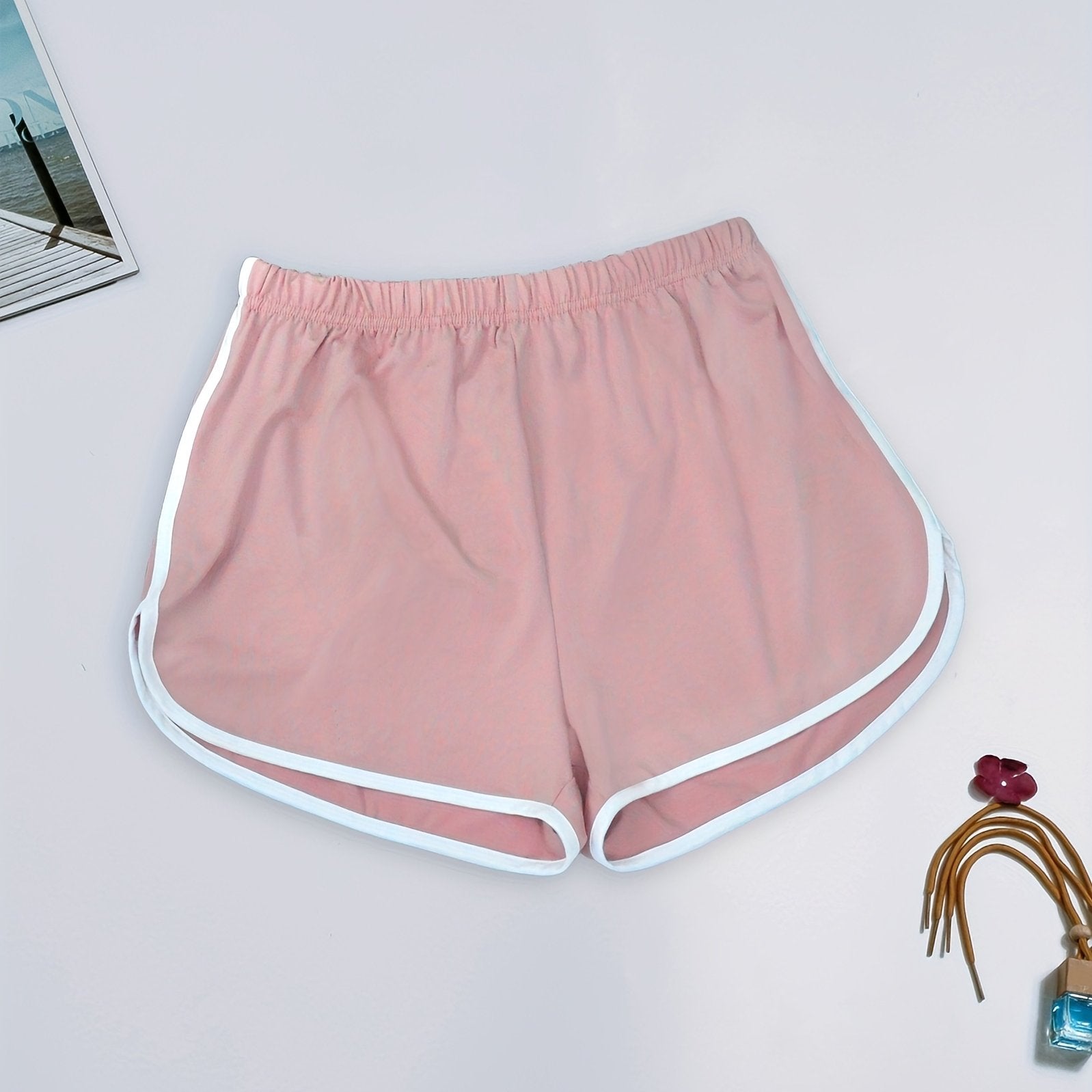 Soft & Comfy Elastic Waistband Shorts Women's Sleepwear