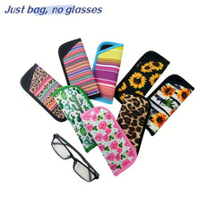 Mini Sunglasses Pouch Pattern Storage Bag Lightweight Travel Accessory