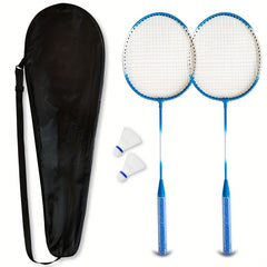 2pcs Badminton Rackets with Bag - Outdoor Competition & Beginner Training