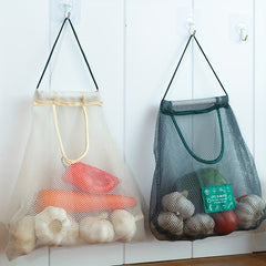 Hanging Vegetable & Fruit Mesh Storage Bag Lightweight Versatile Bag