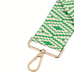 Geometric Pattern Crossbody Bag with Adjustable Length