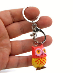 Owl Keychain Carabiner Set Bag Pendant Ornament