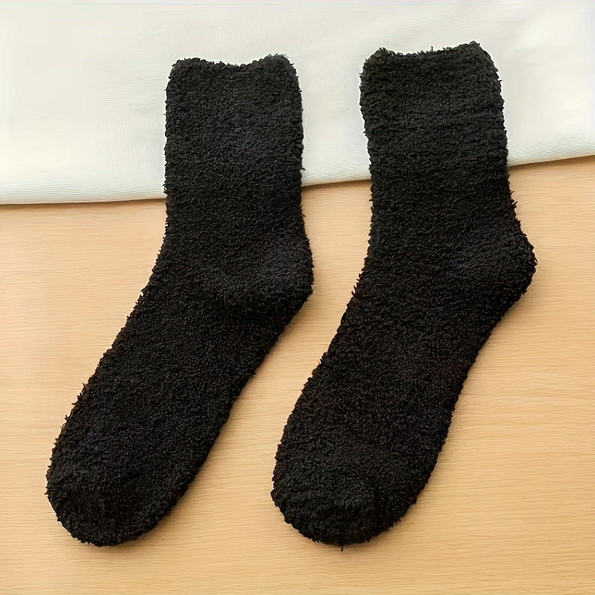 Men's Warm Thermal Crew Socks Plush Comfy Casual Unisex Socks