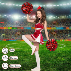 2pcs Cheerleading Pom Poms Handheld Dancing Supplies Celebration