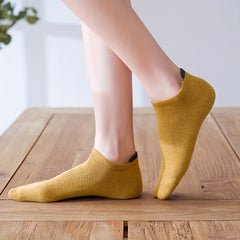 Colorblock Ankle Socks Soft & Lightweight All match Women's Stockings
