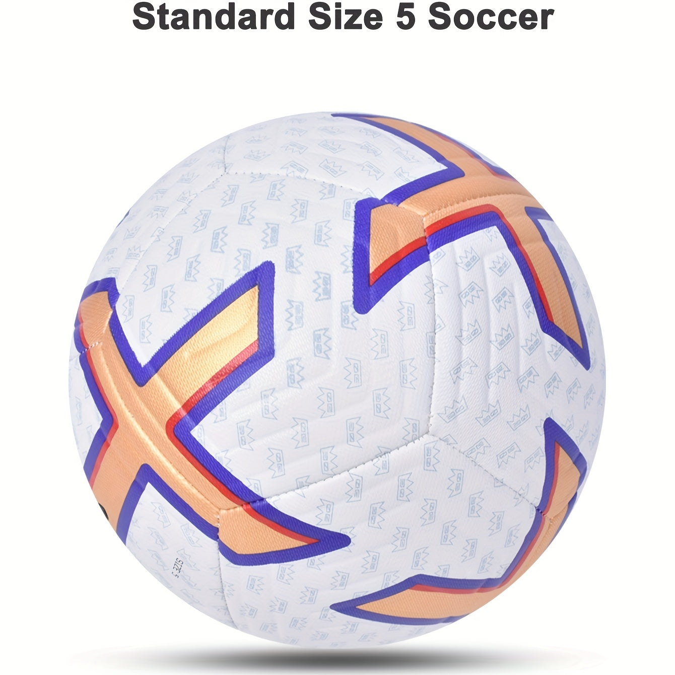 Standard Size 5 Machine Sewn Faux Leather Football