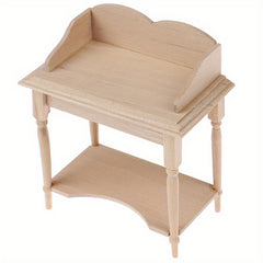 Baby House Mini Furniture Wooden Storage Table
