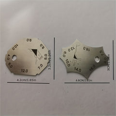Stainless Steel Fillet Gage Right Angle Seam Pocket Gage
