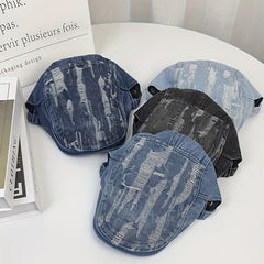 Old Duck Hat Short Brim Cowboy Beret Female Outdoor Summer Sun Shade Hat