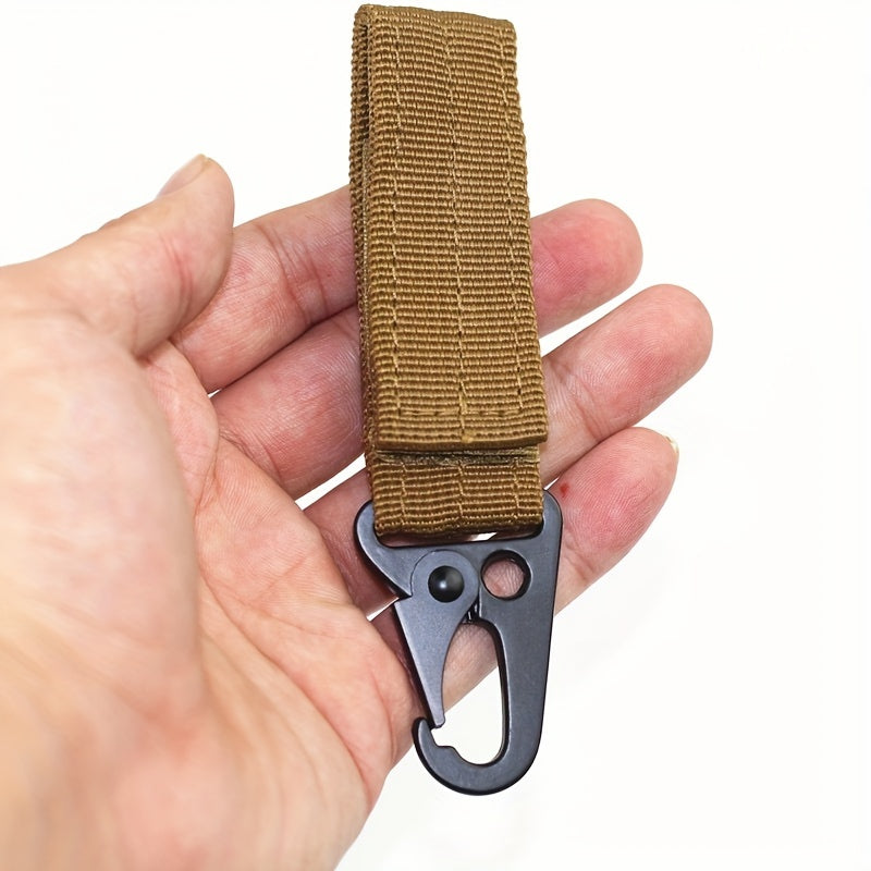 Nylon Webbing Hanging Buckle Eagle Mouth Keychain