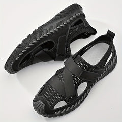 Men's Slip on Sandals Durable Non Slip Outdoor Hiking Trekking Sandals