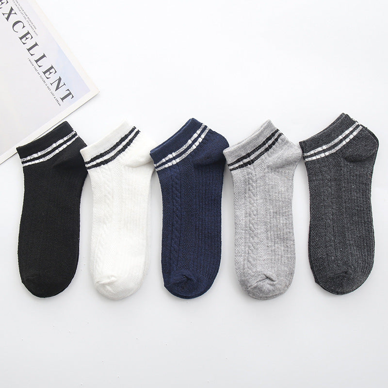 Breathable Ankle Socks - Casual Boat Socks for Spring and Summer